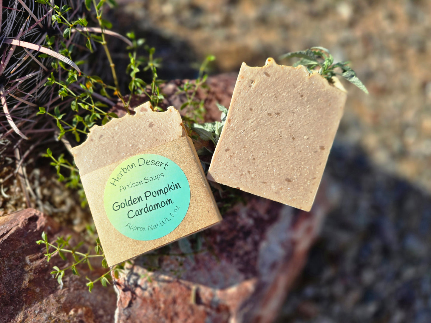 Golden Pumpkin and Cardamom Soap - Herban Desert